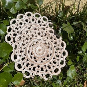 Decorative Cast wood Trivets set of 2 pieces